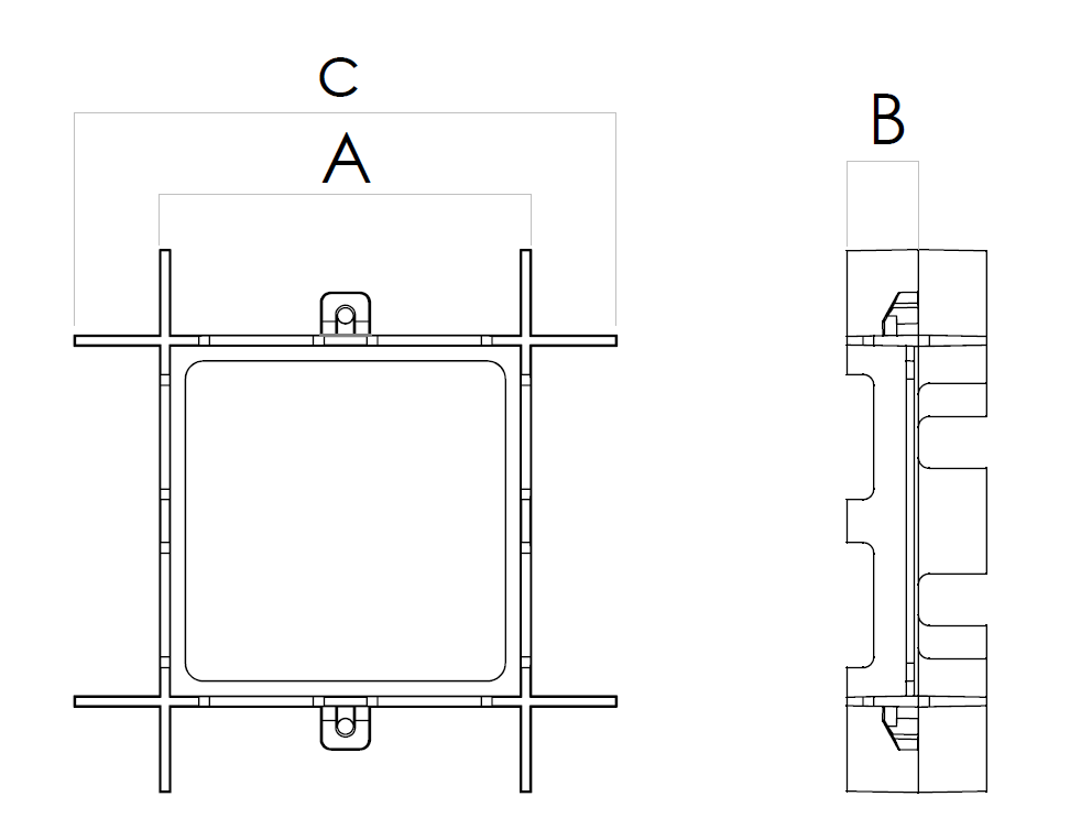 Desenho técnico. CAD. Modelo EB 100 - 120.