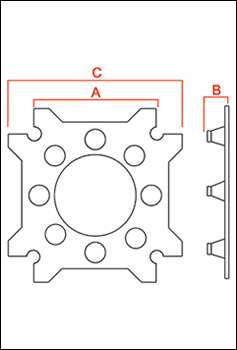 Desenho técnico. CAD. Modelo EB.