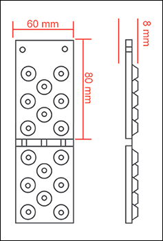Desenho técnico. CAD. Modelo AP.